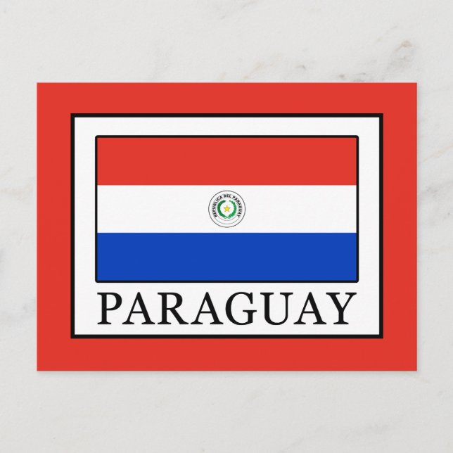 Cartão Postal Paraguai (Frente)
