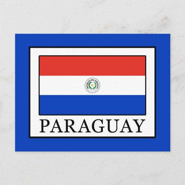 Cartão Postal Paraguai (Frente)