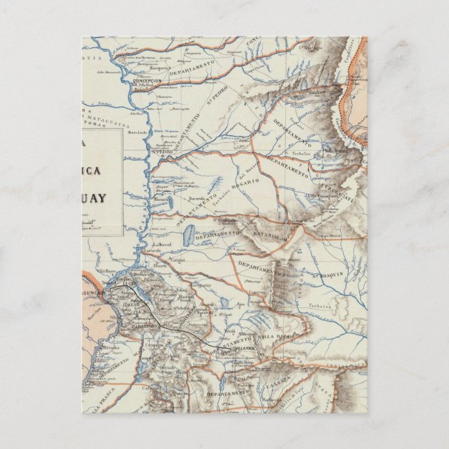 Cartão Postal Paraguai (Frente)