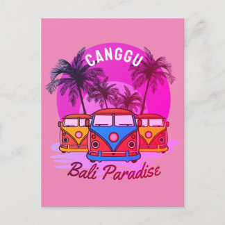 Cartão Postal paraíso de canggu bali