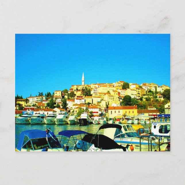 Cartão Postal paraíso de férias vrsar istria croatia de Verão (Frente)