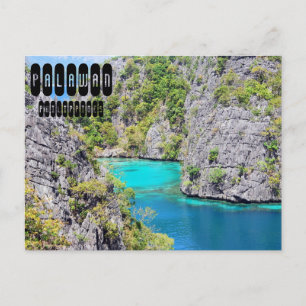 Cartão Postal Paraíso Majestoso Palawan nas Filipinas