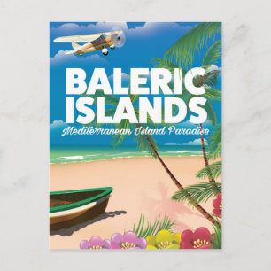 Cartão Postal paraíso mediterrânico das ilhas baléricas