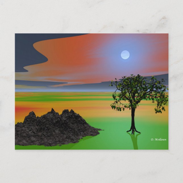 Cartão Postal Paraíso perdido (Frente)