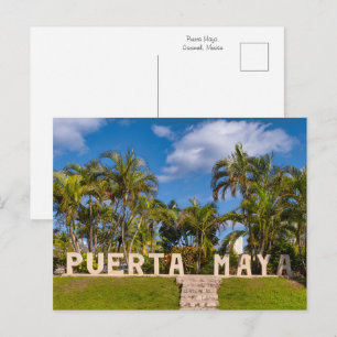 Cartão Postal Paraíso Puerta Maya