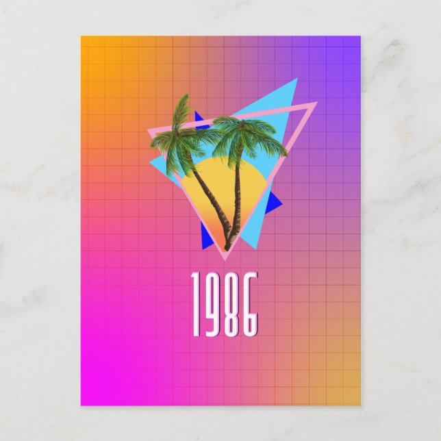 Cartão Postal paraíso tropical de 1986 (Frente)