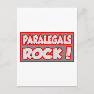 Cartão Postal Paralegais Rock!