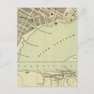 Cartão Postal Paramaribo Surinam