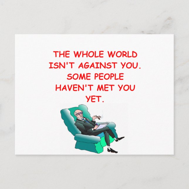 Cartão Postal paranoico (Frente)