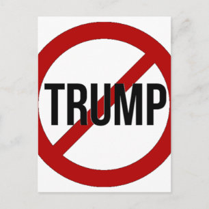 Cartão Postal Parar Trump