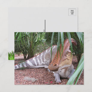 Cartão Postal Parasaurolophus - Dinossauro - Cartão-postal