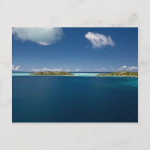 Cartão Postal Paraseando sobre a bela lagoa de Bora 2