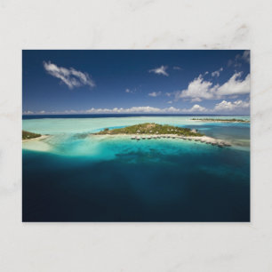 Cartão Postal Paraseando sobre a bela lagoa de Bora 3