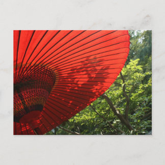 Cartão Postal Parasol Japonês
