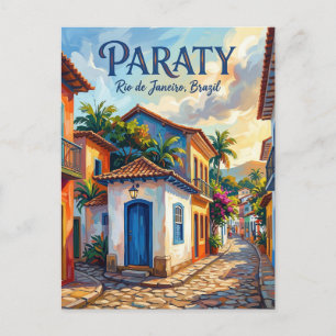 Cartão Postal Paraty Brasil