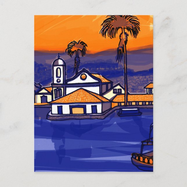 Cartão Postal Paraty - Rio de Janeiro - Brasil (Frente)