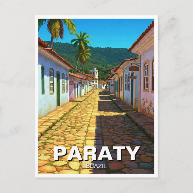 Cartão Postal Paraty Viagens Brasil (Frente)