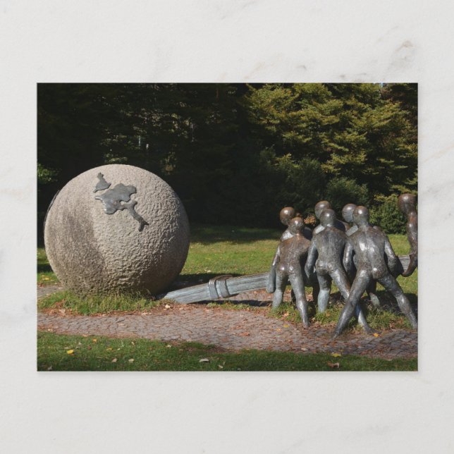 Cartão Postal Parc de la Tête d'or Lyon (Frente)