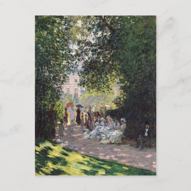 Cartão Postal Parc Monceau - Claude Monet (Frente)
