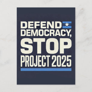 Cartão Postal Pare o Projeto 2025