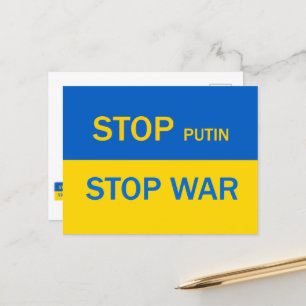 Cartão Postal Pare Putin, Pare O Cartão-Postal Da Guerra!
