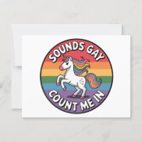 Parece Gay Me Inclua Unicórnio Bandeira Arco-Íris