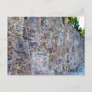 Cartão Postal Parede de Autográficos