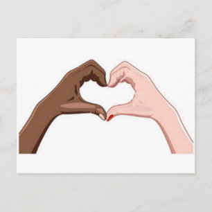 Cartão Postal Parem com o racismo