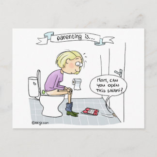 Cartão Postal Parentalidade é... nunca chato
