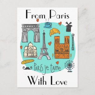 Cartão Postal Paris