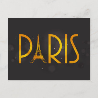 Cartão postal PARIS