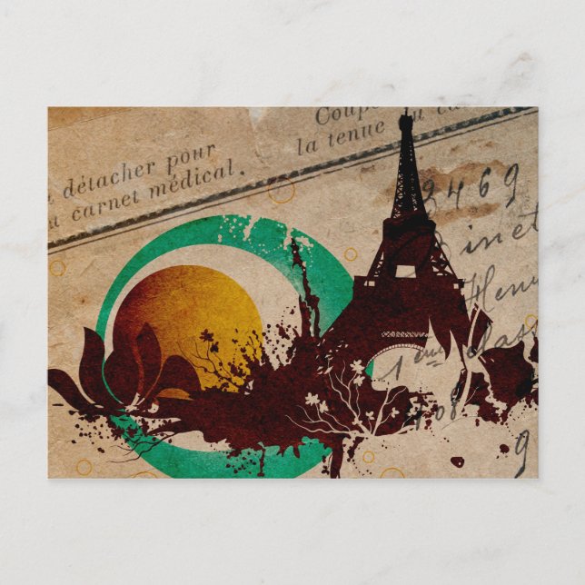 Cartão postal Paris (Frente)