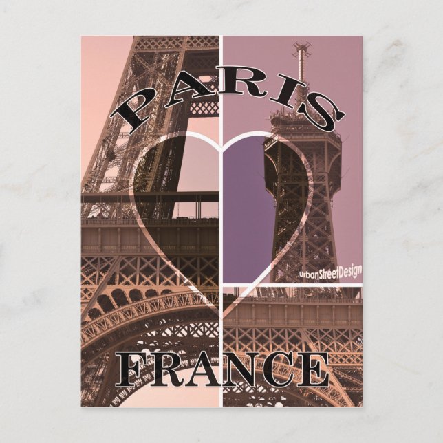 Cartão Postal Paris (Frente)