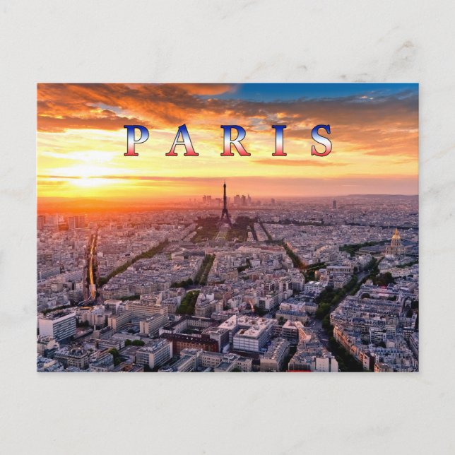 Cartão Postal Paris 018B (Frente)