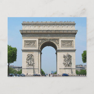 Cartão Postal Paris - Arc de Triomphe -