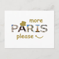 Paris atrai mais Paris por favor Ouro Glitter