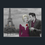 Cartão Postal Paris B&W<br><div class="desc">© 2013 CHRIS CONSANI | PRODUZIDO AO ABRIGO DE LICENÇA DE ARTISTA,  PUBLICADO E DISTRIBUÍDO POR JADEI GRAPHICS,  TODOS OS DIREITOS RESERVADOS / 2014 EPE ELVIS PRESLEY SÃO MARCAS REGISTRADAS COM AS EMPRESAS USPTO/2014 ELVIS PRESLEY,  INC.</div>