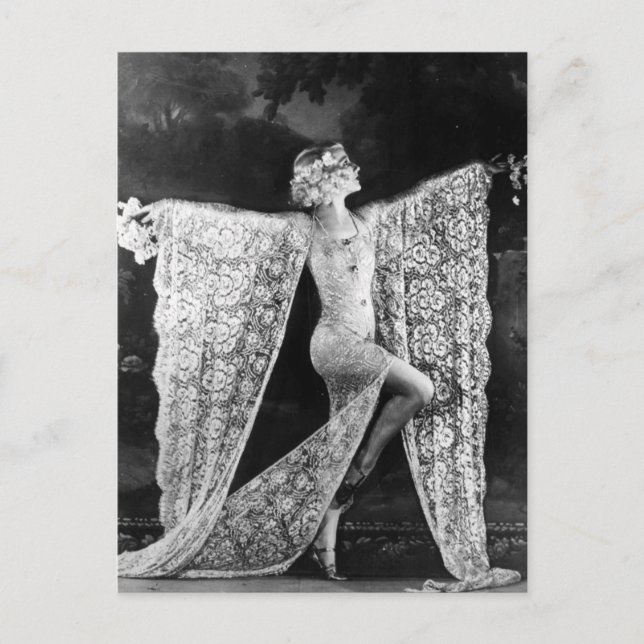 Cartão Postal Paris Cabaret Dancer (Frente)