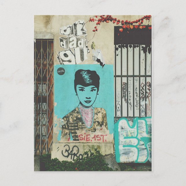 Cartão Postal Paris: café da manhã no tiffany, por favor? (Frente)