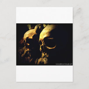 Cartão Postal Paris Catacombs por April A Taylor