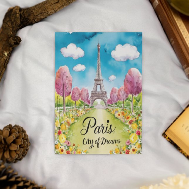 Cartão Postal Paris em Bloom: Um Dia de Primavera do Sonho (Criador carregado)