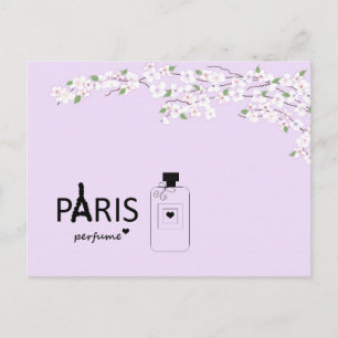 Cartão Postal Paris em Flor