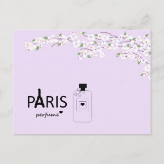Cartão Postal Paris em Flor