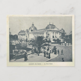 Cartão Postal Paris Expo 1900, Champs Elysee Petit Palais