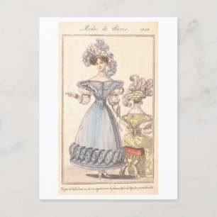 Cartão postal Paris Fashion 1828