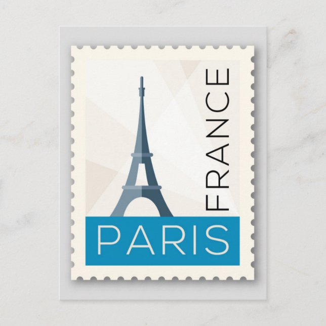Cartão Postal Paris França (Frente)