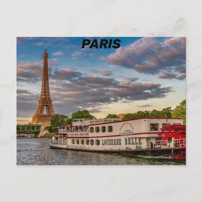 Cartão Postal Paris - França (Frente)