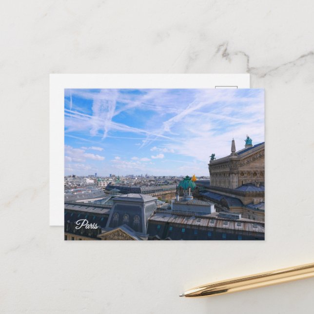 Cartão Postal Paris. França.  (Frente/Verso In Situ)