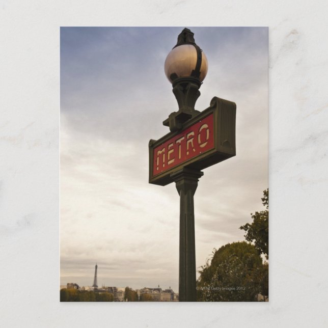Cartão Postal Paris, França (Frente)