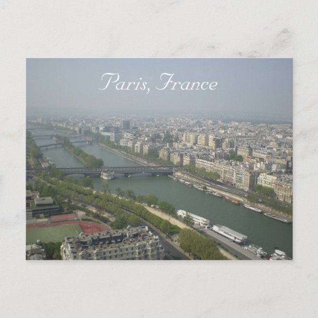 Cartão Postal Paris, França (Frente)